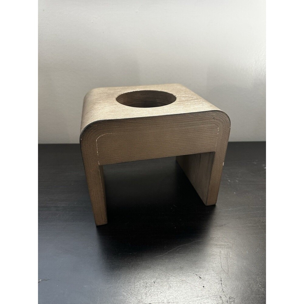 Lovesac Sactionals Drink Holder Weathered Ash *Flaws Scratches